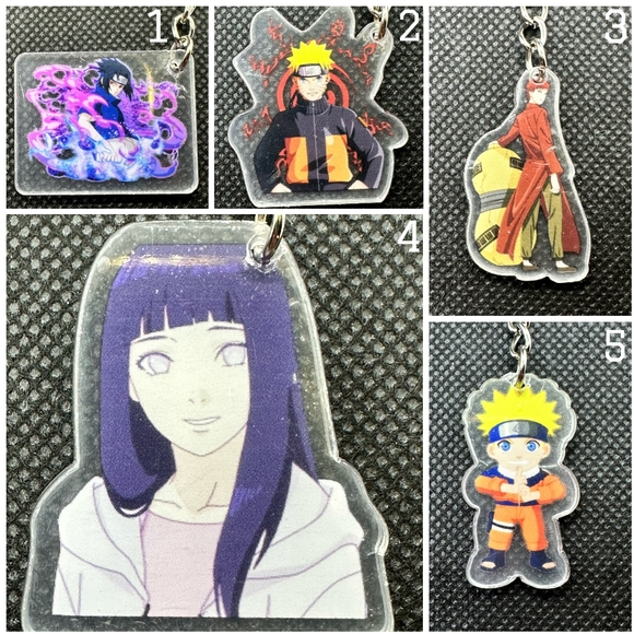 Naruto Inspired KBK Keychains - Picture 2 of 12